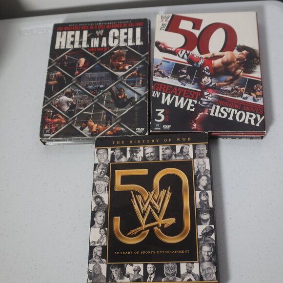 Lot of 9 WWE DVDs Raw, SmackDown, Stone Cold, OMG, History of WWE, Greatest Supe - Picture 4 of 5